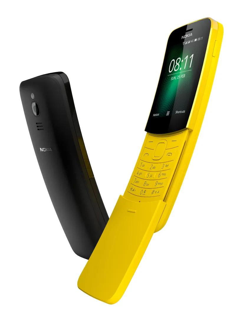 Nokia 8110 4G (Banana Phone) smartphone front view