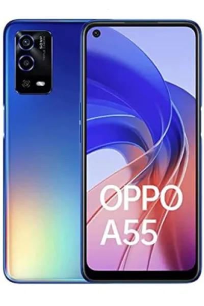 Oppo A55 smartphone front view